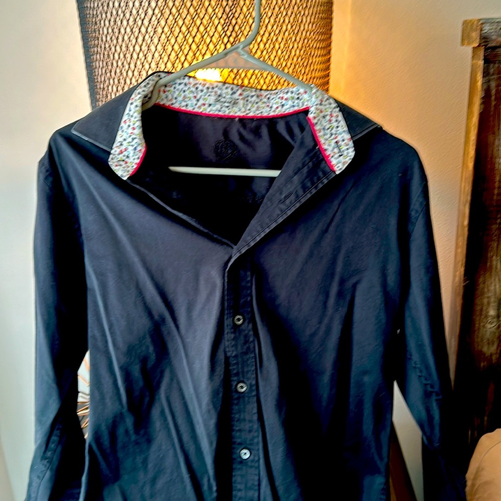 Bugatchi dress down shaped fit medium